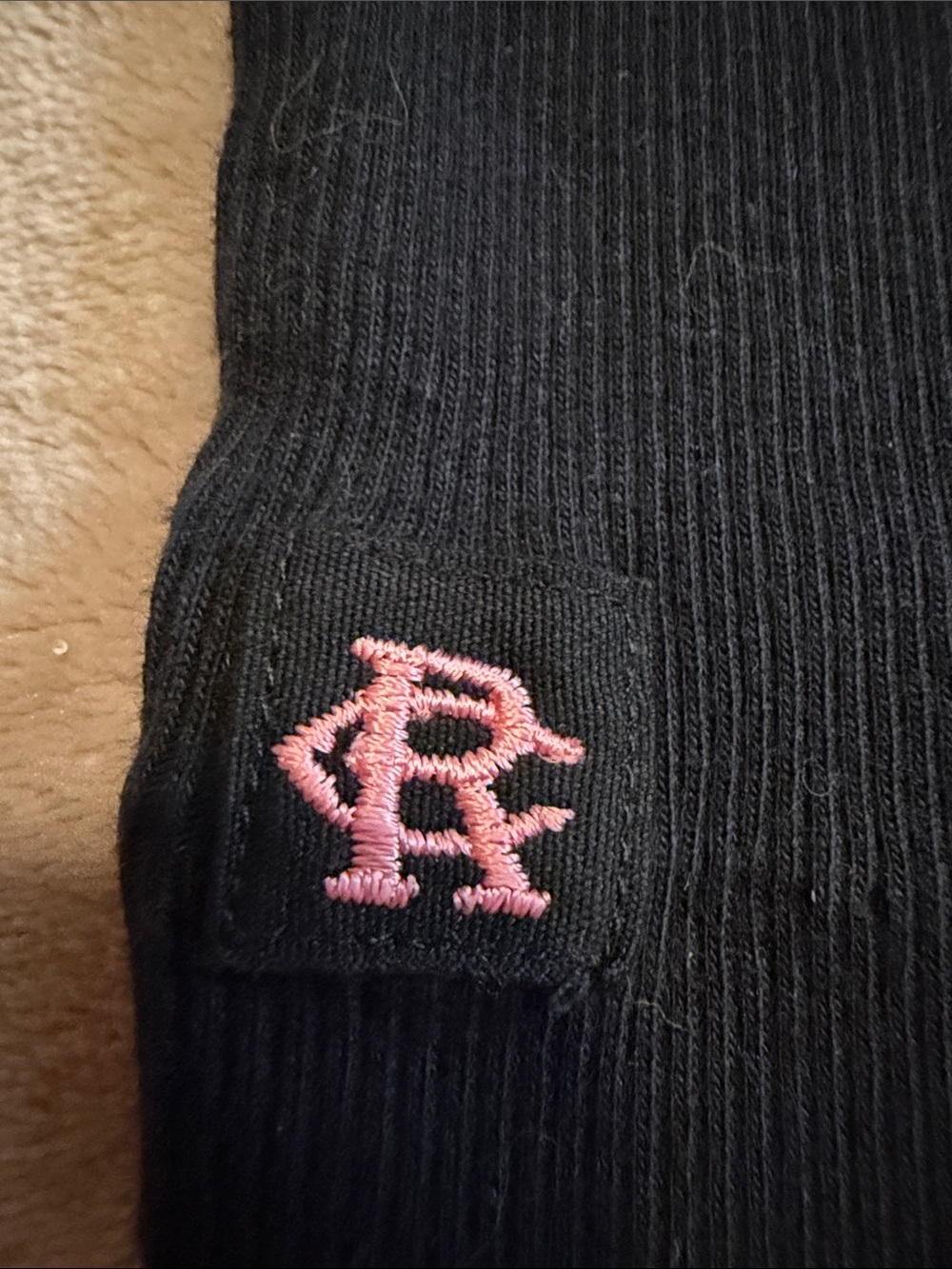 Rugby Ralph Lauren Navy One-Shoulder Ribbed Tank - Picture 3 of 4